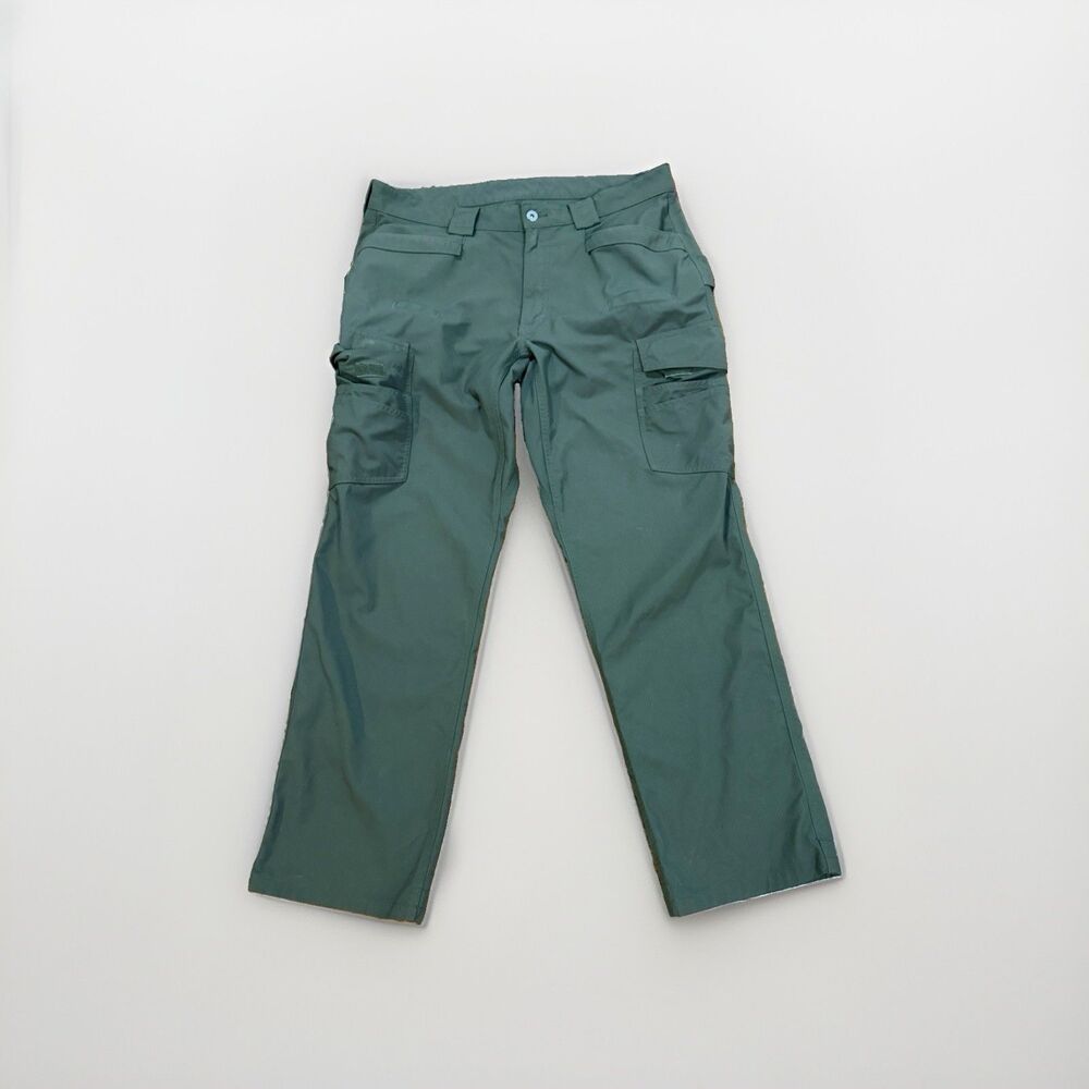 Alaskan Hardgear Relaxed Fit Carpenter Pants Men's 36 x 32 Green Stretch Waist